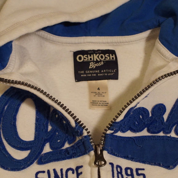 [OshKosh] White Spring Jacket - Picture 6 of 6